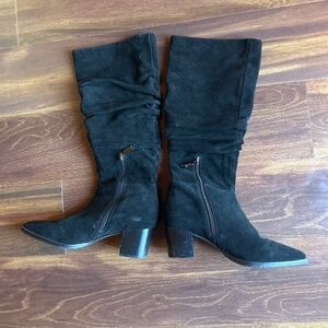 BLONDO Waterproof Pull On Suede Leather Heeled Boots size 8.5